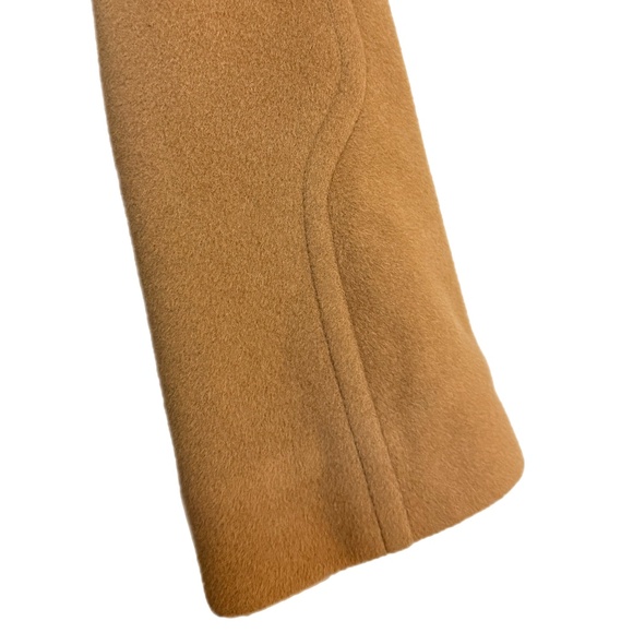 Jones New York Camel Wool Angora Coat w Removable Faux Fur Collar – Canada Made - Picture 8 of 14